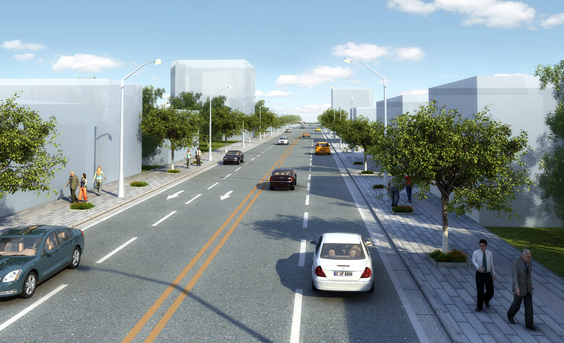 霍州市纬五路道路改造工